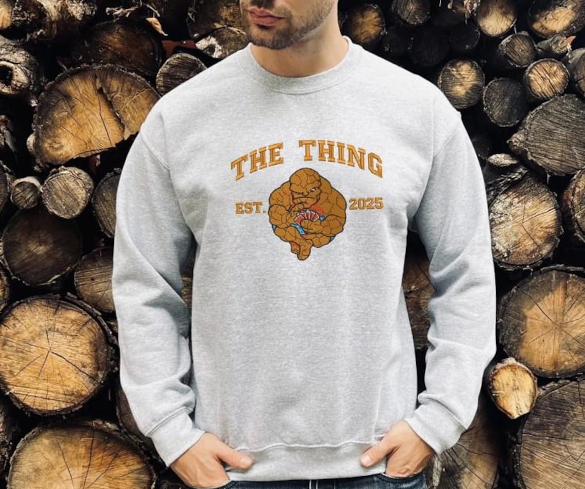 The Fantastic Four Character Member Embroidered T-Shirt, Fantastic Four Sweatshirt - Image 3