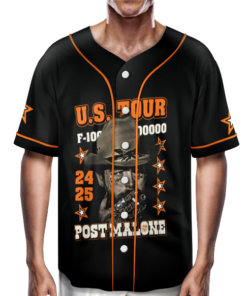 Alternative view of Post Malone 2025 Baseball Jersey