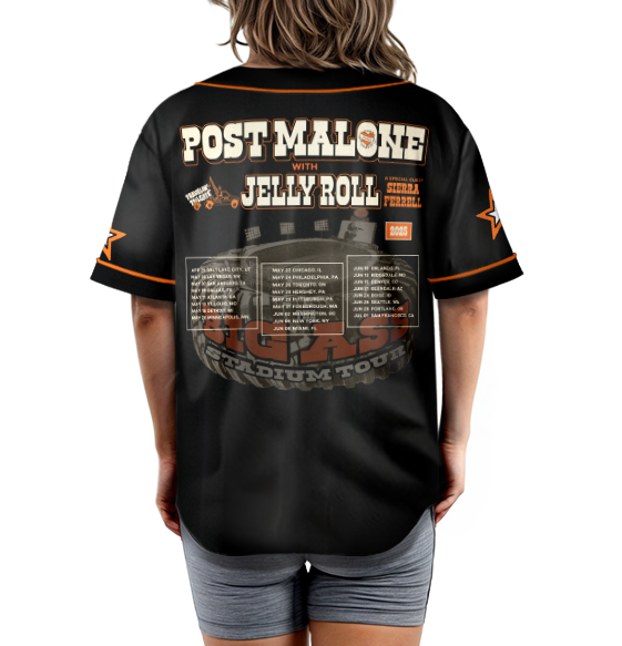 Post Malone 2025 Baseball Jersey - Image 3