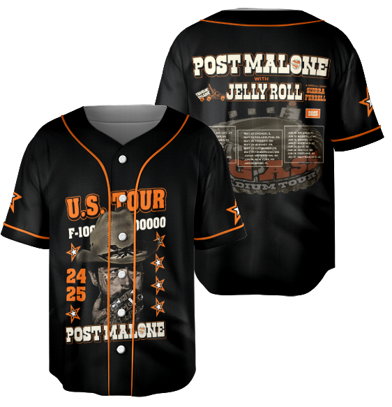 Post Malone 2025 Baseball Jersey - Image 4