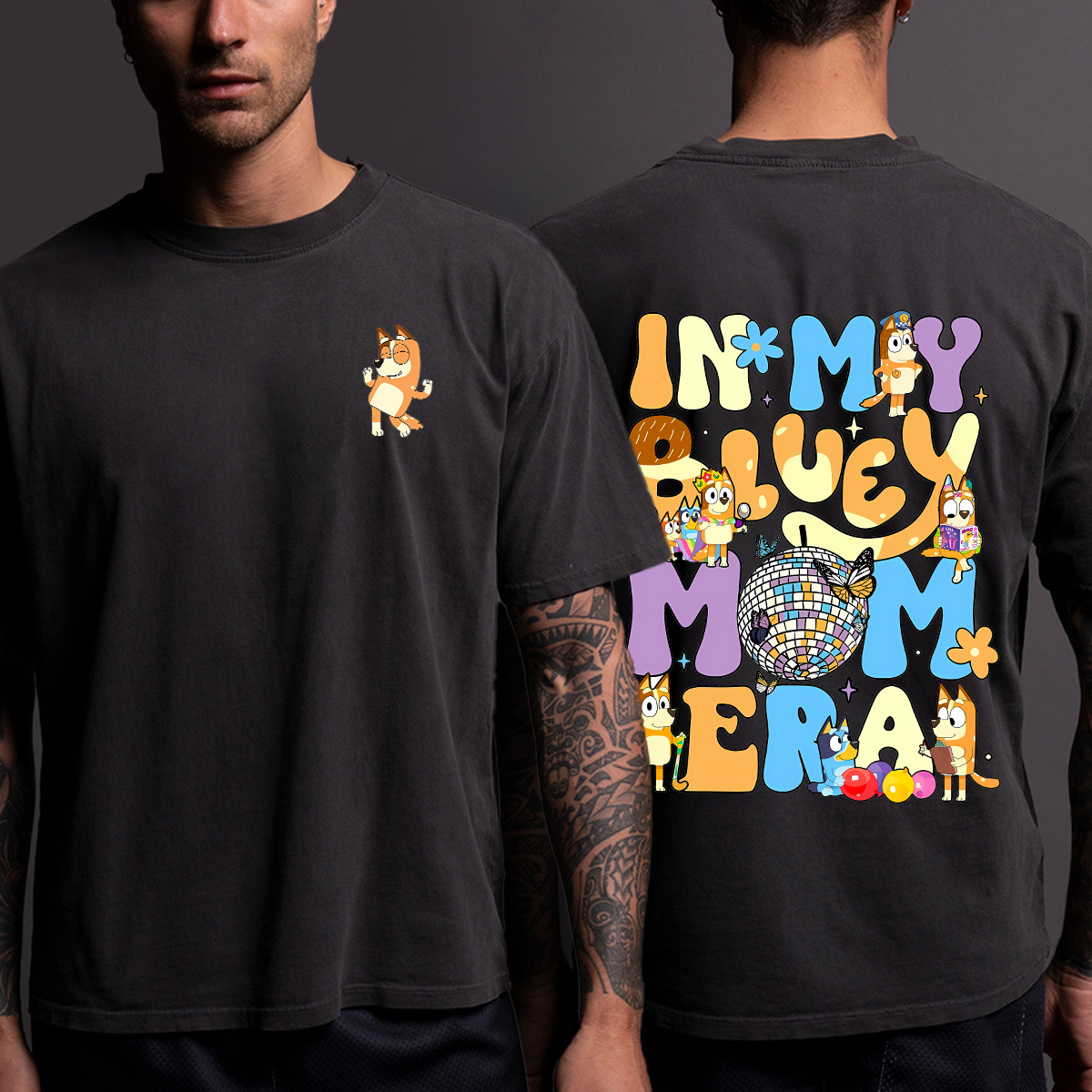 Cool Mom Club Bluey T-shirt, Bluey mom Sweatshirt, Bluey family Hoodie, Mother's day, Father's day, Bluey gift, Bluey birthday - Image 2