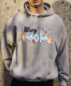 Alternative view of Bluey Mom Shirt, Cool Moms Club T-Shirt, Mother's Day Gift for Moms, Funny Mom Shirt, Cute Bluey Tee, Gift for Bluey Fans