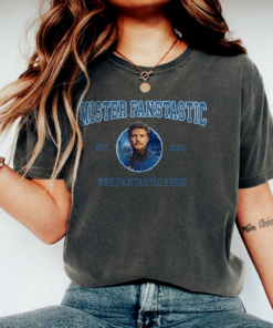 Alternative view of Vintage TShirt Mister Fantastic, Fantastic Four Mister Fantastic Sweatshirt, Personalized Fantastic Four Mister Fantastic Shirt
