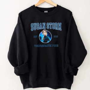 Alternative view of Vanessa Kirby Fantastic Four T-Shirt, Fantastic Four First Steps Sweatshirt, Susan Storm Shirt, Vintage Vanessa Kirby Shirt, Fantastic 4 Shirt