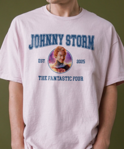 Johnny Storm Human Torch Fantastic Four Marvel Shirt, Superhero shirt, The Fantastic Four First Steps Shirt, Fantastic Four Shirt