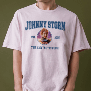 Johnny Storm Human Torch Fantastic Four Marvel Shirt, Superhero shirt, The Fantastic Four First Steps Shirt, Fantastic Four Shirt