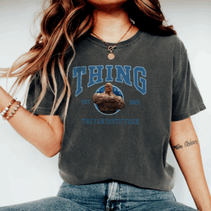 Alternative view of Fantastic Four The Thing Shirt Tee 2025, The Fantastic Four First Steps T-Shirt, Avengers Superhero Studio Shirt