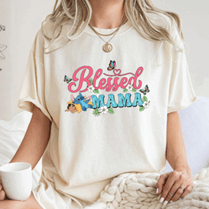 Lilo and Stitch Mama Sweatshirt, Mother's Day Sweatshirt, Stitch Angel Mom Sweater, Disney Mom Shirt, Disney Trip Gift For Mama, Mom Gift