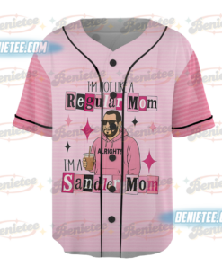Alternative view of Funny I'm not a regular Mom I'm a Sandler Mom Baseball Jersey, Adam Sandler Funny Jersey, Adam Sandler Fan Gift, Gift for Mom, Actors Tshirt