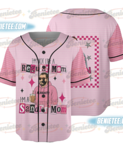 Funny I'm not a regular Mom I'm a Sandler Mom Baseball Jersey, Adam Sandler Funny Jersey, Adam Sandler Fan Gift, Gift for Mom, Actors Tshirt