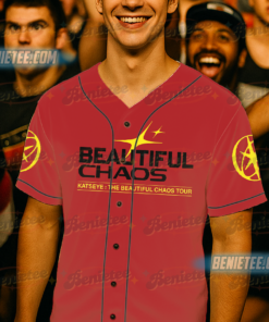 Alternative view of Katseye K-Pop Baseball Jersey, Girl Group Graphic Tee, Korean Pop Idol Jersey