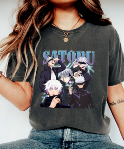 Retro Satoru Gojo Shirt, Jujutsu Kaisen Anime T-Shirt, Anime Sweatshirt, Anime Hoodie, Anime Fan Gift, Birthday Gift
