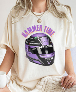Alternative view of Vintage Hammer Time Racing Tee, Unisex Formula 1 T-Shirt, Hamilton Mercedes 2021, Gift for Race Fans, Casual Streetwear