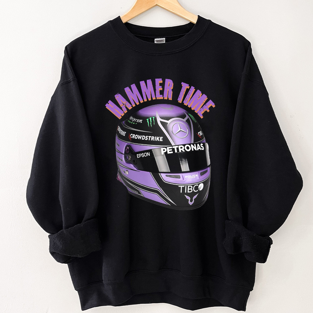 Vintage Hammer Time Racing Tee, Unisex Formula 1 T-Shirt, Hamilton Mercedes 2021, Gift for Race Fans, Casual Streetwear - Image 5