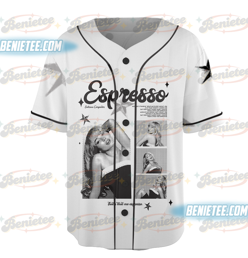 Sabrina Carpenter Short N Sweet Album Baseball Jersey - Image 4