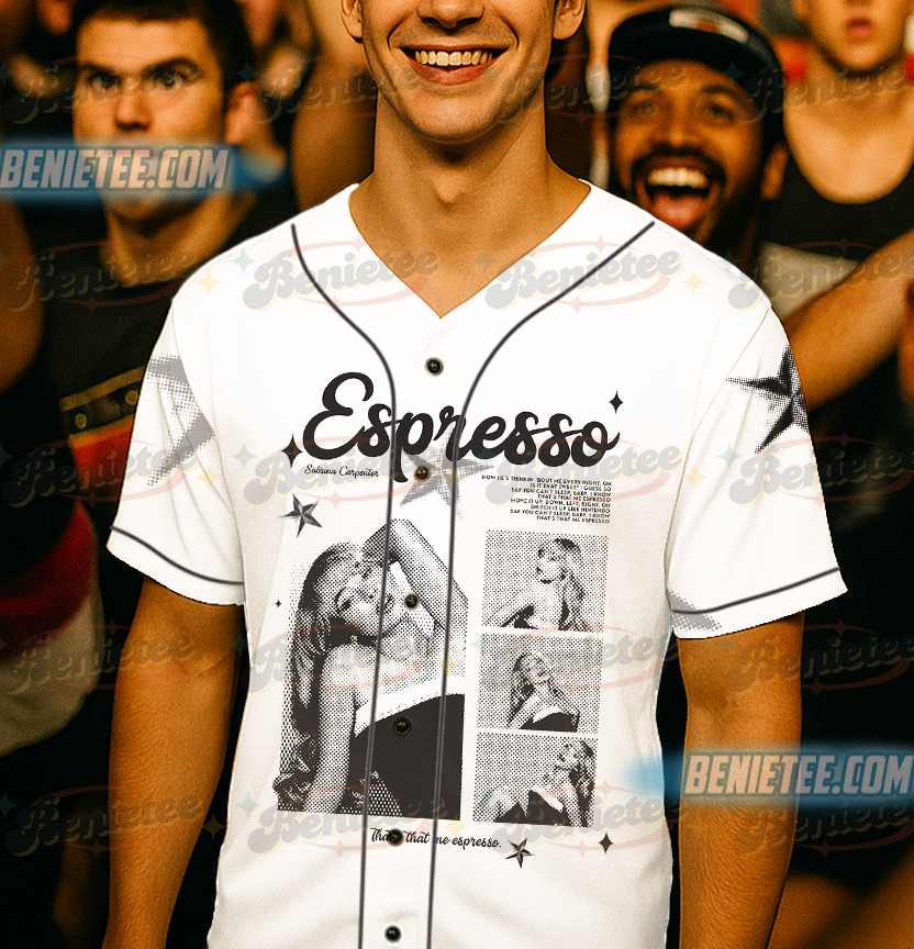 Sabrina Carpenter Short N Sweet Album Baseball Jersey - Image 5