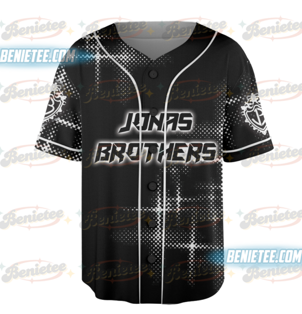 Alternative view of Nostalgic Jonas Brothers Tour Baseball Jersey