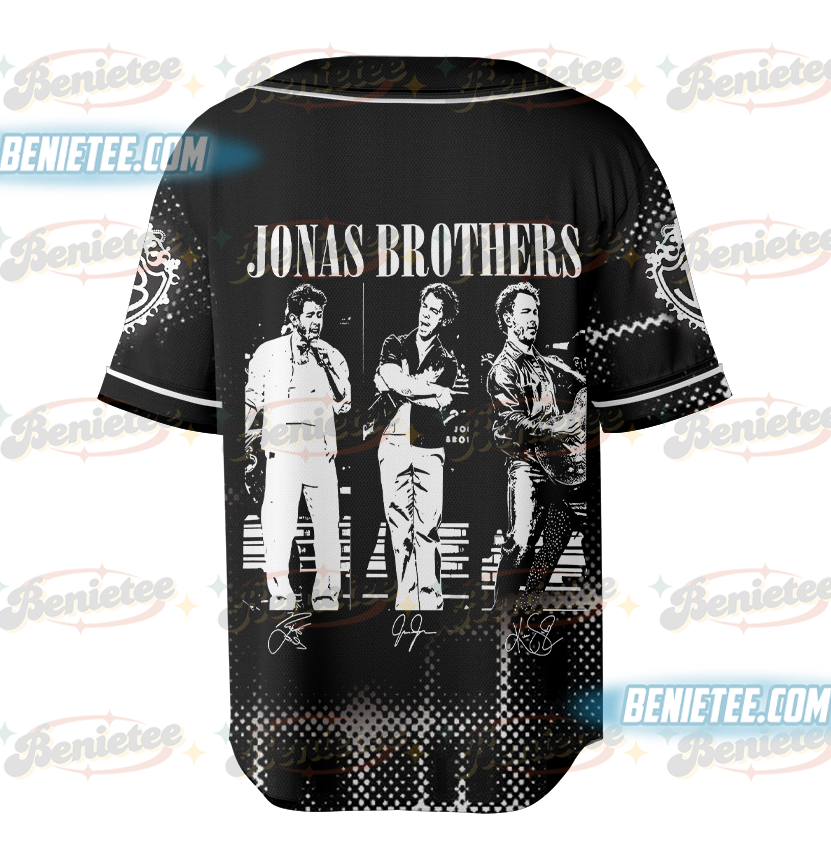 Nostalgic Jonas Brothers Tour Baseball Jersey - Image 3