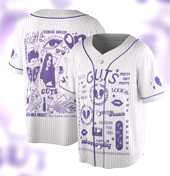 Olivia Rodrigo Album Guts Jersey