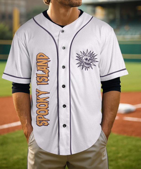 Alternative view of Esquie Clair Obscur Expedition 33 Baseball Jersey, Whee Whoo Funny Esquie