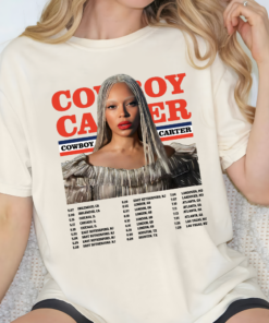 Alternative view of Vintage Beyonce Cowboy Carter Shirt, Beyoncé Cowboy Carter Tour Shirt