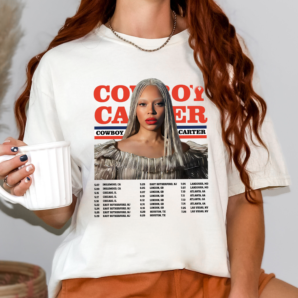 Vintage Beyonce Cowboy Carter Shirt, Beyoncé Cowboy Carter Tour Shirt
