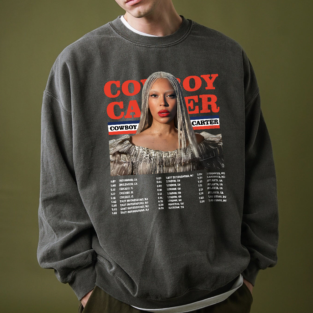 Vintage Beyonce Cowboy Carter Shirt, Beyoncé Cowboy Carter Tour Shirt - Image 5