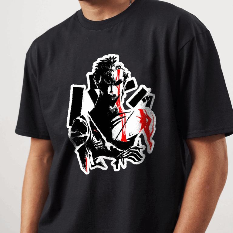 Alternative view of Anime one piece Zoro Tee, One Piece Shirt