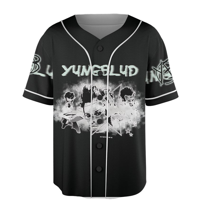 Yungblud Life on Mars Jersey, Yungblud Collage Jersey, Yungblud 2025 Concert Baseball Jersey, IDOLS Tour 2025 Yungblud Tee - Image 4