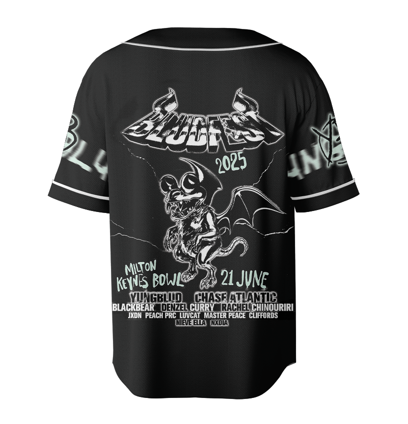 Yungblud Life on Mars Jersey, Yungblud Collage Jersey, Yungblud 2025 Concert Baseball Jersey, IDOLS Tour 2025 Yungblud Tee - Image 3