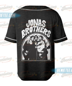 Alternative view of Jonas Bros 20th Anniversary Tour 2025 Baseball Jersey, Retro Jonas Brothers Tour Jersey, Pop Band Concert Shirt