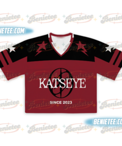 Alternative view of Katseye Kpop Football Jersey Crop Top Fan Inspired Katseye Band Tee Graphic Kpop Shirt Since 2023
