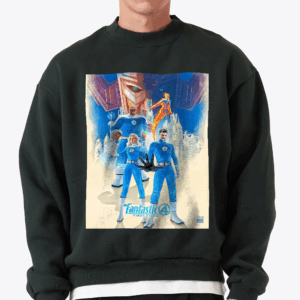 Alternative view of Fantastic Four Shirt, The Fantastic Four T-shirt, Johnny Storm, Fantastic Four Movie