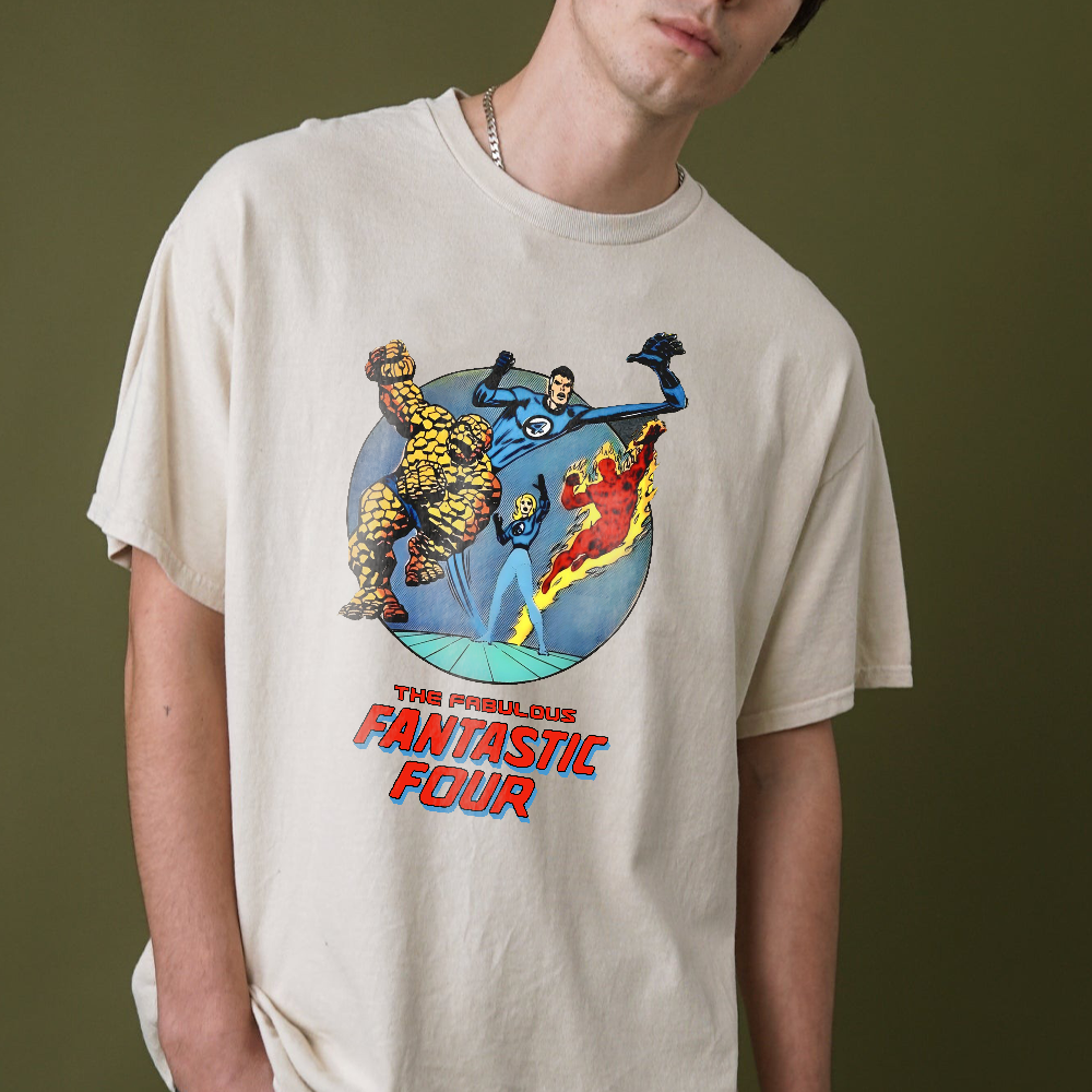 Vintage The Fantastic Four First Steps Shirt, Studio Tshirt, The Fantastic Four Tee, Reed Richards Shirt, Birthday Gift - Image 5