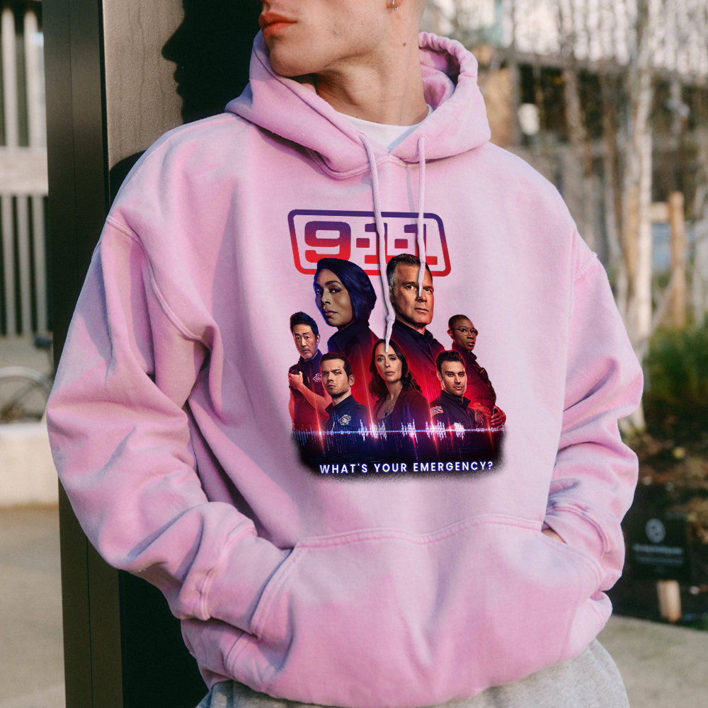 9-1-1 Show, Abstract Tv Show Shirt, Bobby Nash, 911 show, Athena, Tv Show Tshirt - Image 3