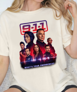 9-1-1 Show, Abstract Tv Show Shirt, Bobby Nash, 911 show, Athena, Tv Show Tshirt