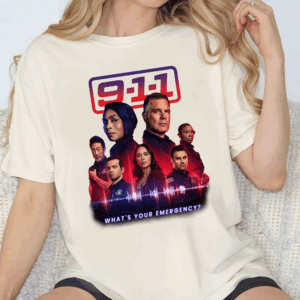 9-1-1 Show, Abstract Tv Show Shirt, Bobby Nash, 911 show, Athena, Tv Show Tshirt