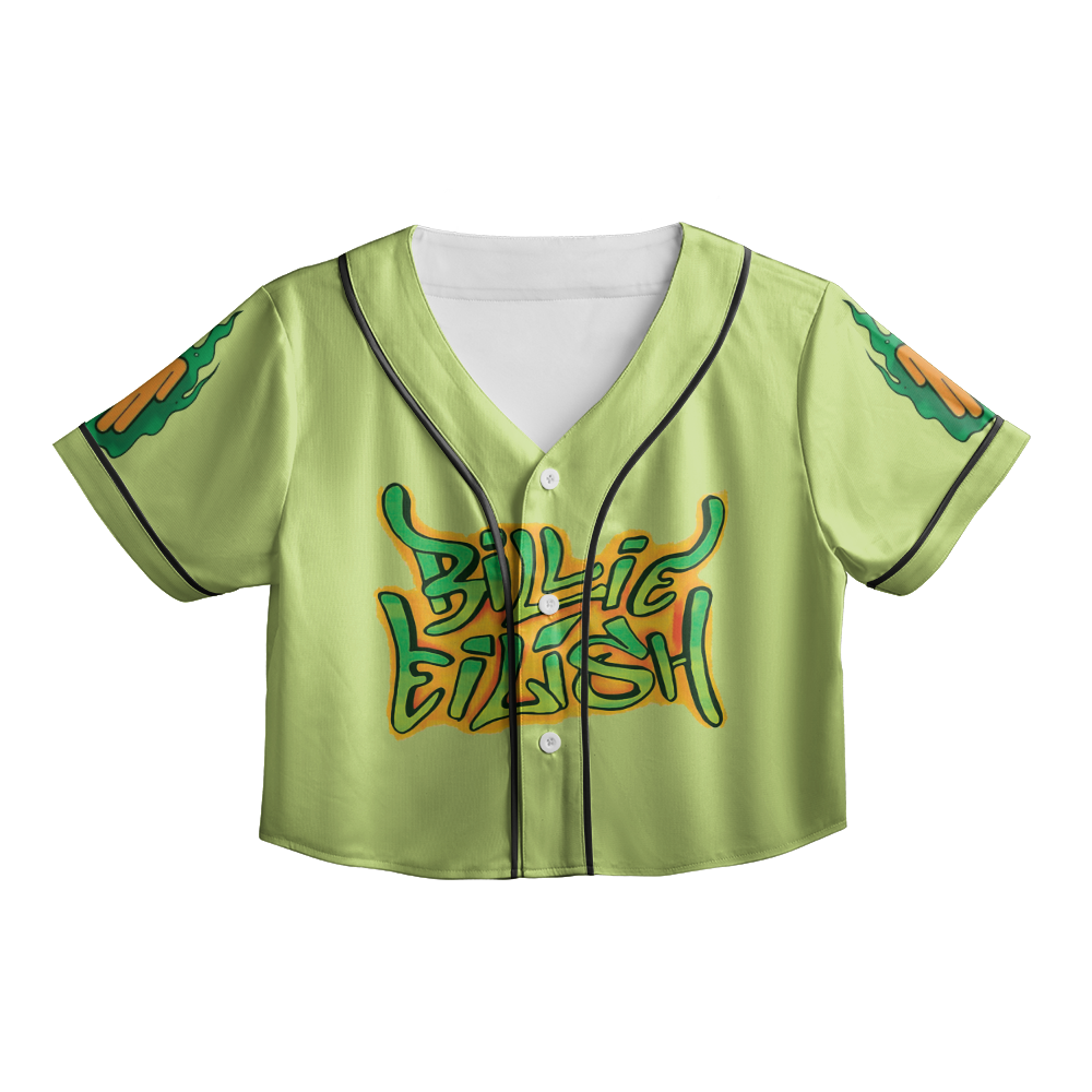 Billie Eilish Croptop Basetball Jersey - Image 3