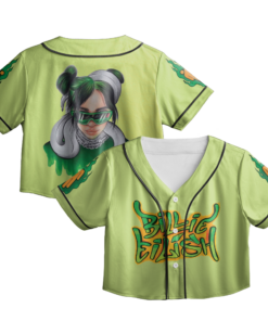 Billie Eilish Croptop Basetball Jersey