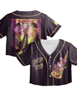 Tenna Deltarune Game Matching Baseball Jersey Croptop