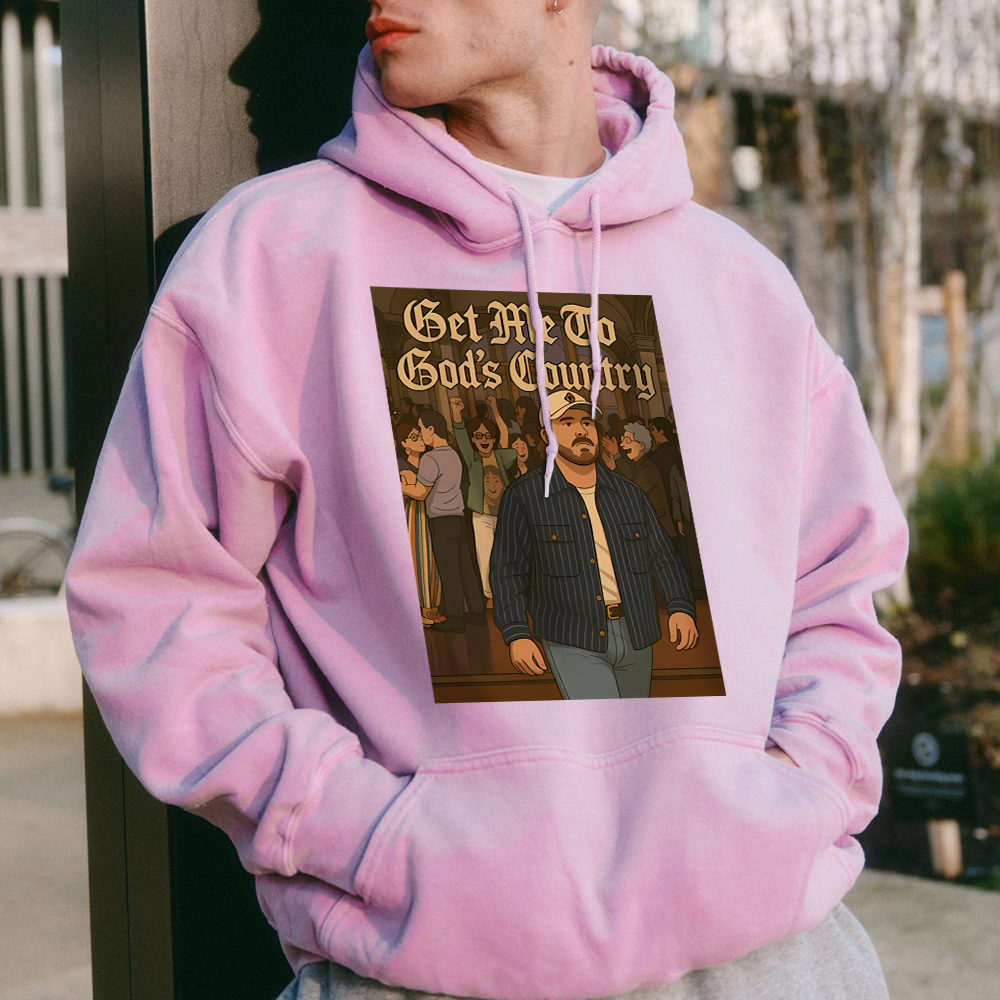 Vintage Get Me to God's Country Funny Animation Meme TShirt, Saturday Night Live Morgan Joke Tee, Wallen Country SNL Gift Shirt - Image 5