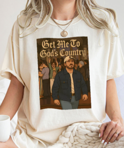 Vintage Get Me to God's Country Funny Animation Meme TShirt, Saturday Night Live Morgan Joke Tee, Wallen Country SNL Gift Shirt