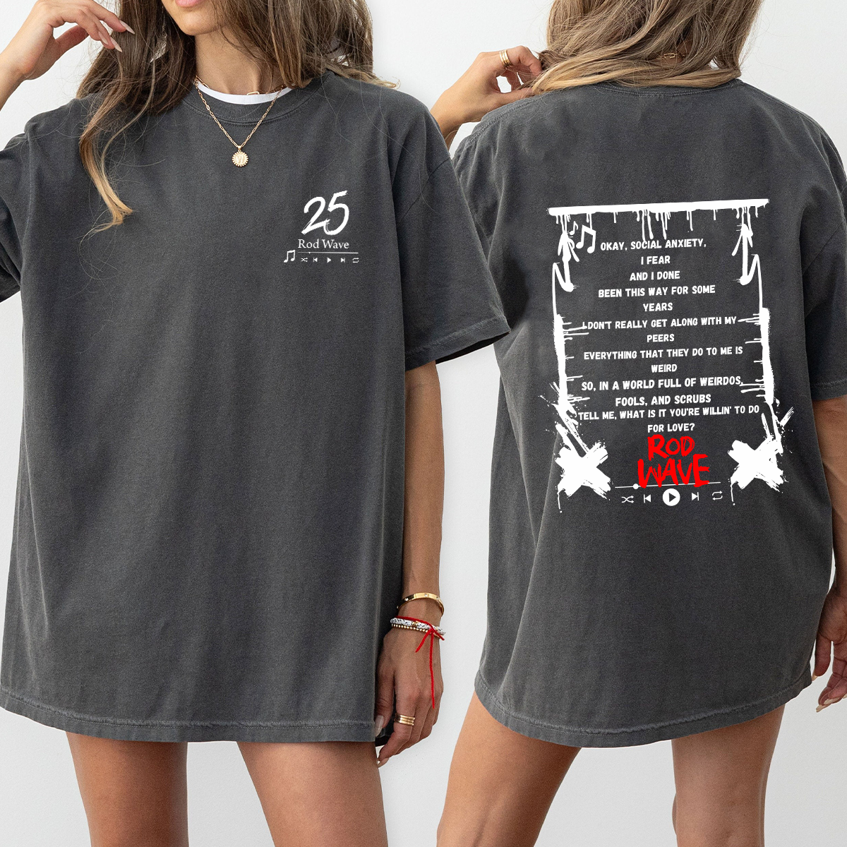 Unisex Rod Wave "25" T-Shirt, Personalized Wave Baseball Jersey, Rod Baseball Jersey, Baseball Jersey Outfit - Image 5