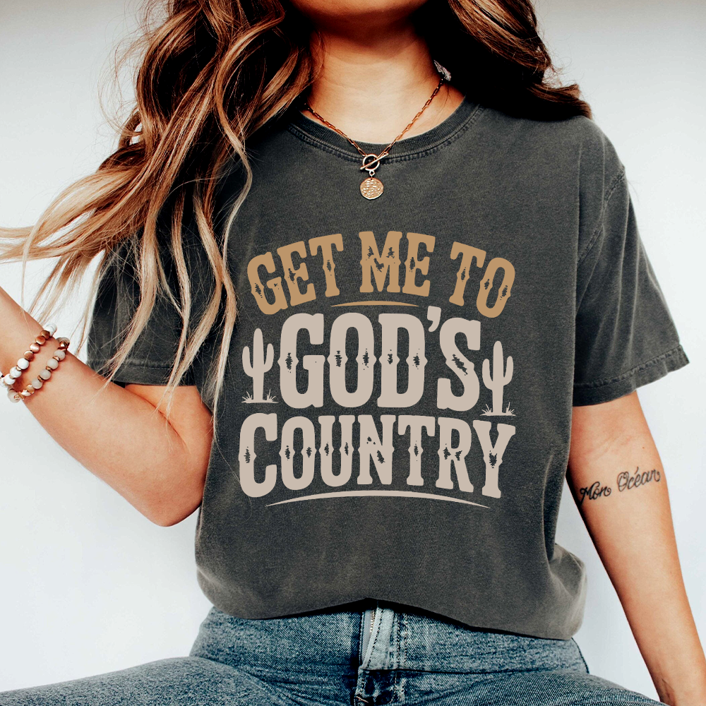Get Me To God's Country Wallen T-Shirt, Country Music Sweatshirt, Sand In My Boots, Western Country Outfit, Country Concert Tee, Wallen Merch - Image 3