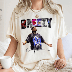 2025 Chris Brown Tour Breezy Bowl XX TShirt, Chris Brown Concert 2025 Shirt, Chris Brown Graphic Shirt, Chris Brown Fan Gift, Breezy Shirt