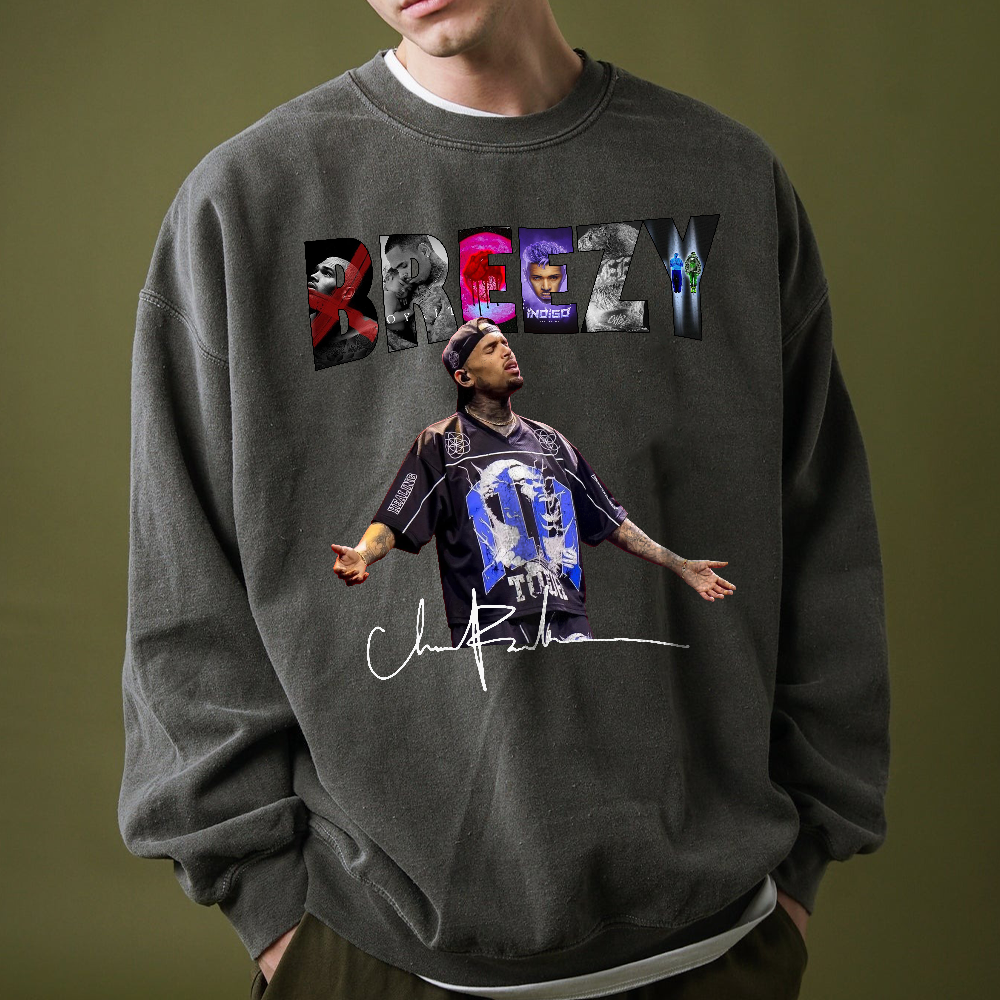 2025 Chris Brown Tour Breezy Bowl XX TShirt, Chris Brown Concert 2025 Shirt, Chris Brown Graphic Shirt, Chris Brown Fan Gift, Breezy Shirt - Image 3