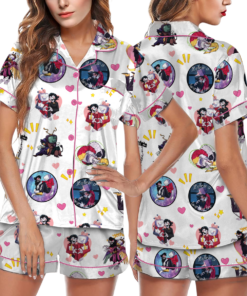 Tenna Deltarune Game Pajamas Set Short, It’s TV Time Meme PJM, Funny Tenna Fan Tee