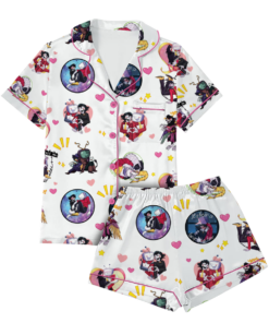 Alternative view of Tenna Deltarune Game Pajamas Set Short, It’s TV Time Meme PJM, Funny Tenna Fan Tee