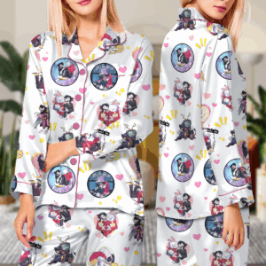 Tenna Deltarune Game Pajamas Set Long, It’s TV Time Meme PJM, Funny Tenna Fan Tee