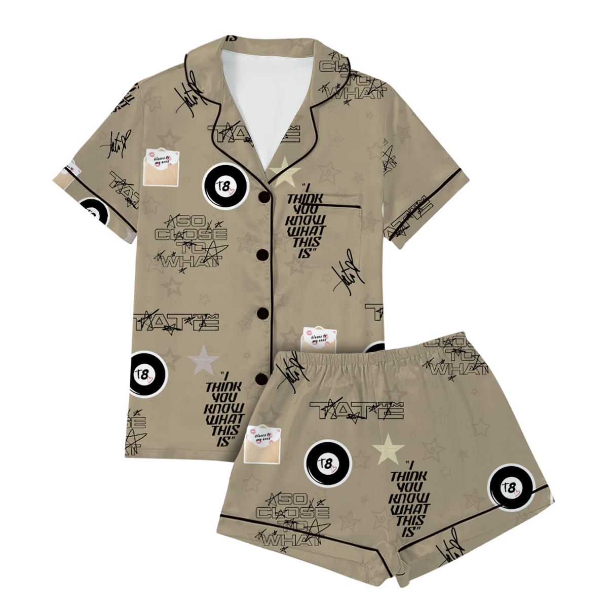 Tate McRae Vintage Pajamas Set Short, Tate McRae Tour Music Bootleg 90s Tee, Tate McRae Retro 90s Sweatshirt - Image 3